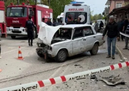 Serik’te korkutan kaza