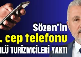 Sözen'in 2. cep telefonu Antalya'da ünlü turizmcileri yaktı