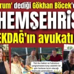 'Tanımıyorum' dediği Gökhan Böcek'e rica etti, hemşehrisini EKDAĞ'ın avukatı yaptı