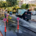 Temizlik işleri ekipleri Alanya’yı bayrama hazırlıyor