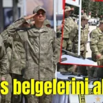 Terhis belgelerini aldılar