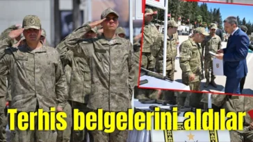 Terhis belgelerini aldılar