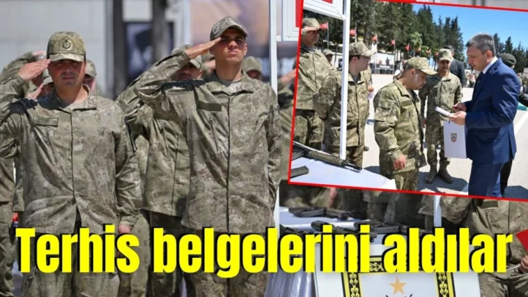 Terhis belgelerini aldılar