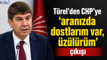 Türel’den CHP’ye ‘aranızda dostlarım var, üzülürüm’ çıkışı