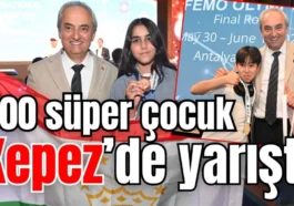 500 süper çocuk Kepez'de yarıştı