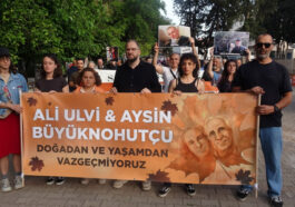 Mermer ocaklarına karşı mücadele eden Büyüknohutçu çifti anıldı