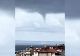 Alanya açıklarında hortum oluştu