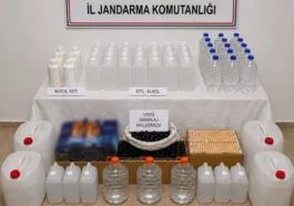Antalya Konyaaltı'nda 170 litre etil alkol yakalandı