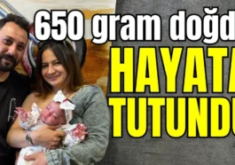 Antalya'da 650 gram doğdu hayata tutundu