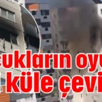 Antalya'da çocukların oyunu evi küle çevirdi