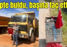 Antalya'Da çöpte buldu, başına taç etti