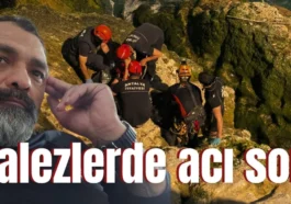 Antalya'da falezlerde acı son