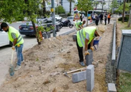 Antalya’da peyzaj ve kaldırım hamlesi