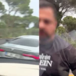 Antalya'da trafikte kavga anları kamerada