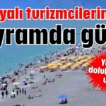 Antalyalı turizmcilerin yüzü bayramda güldü