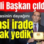 'Bürokrasinin dayağını siyasi irade olarak yedik'