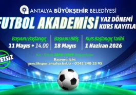Büyükşehir Futbol Akademisi kayıtları başlıyor