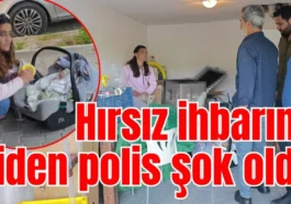 Hırsız ihbarına giden polis şok oldu