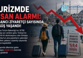 TURİZMDE NİSAN ALARMI: YABANCI ZİYARETÇİ SAYISINDA DÜŞÜŞ YAŞANDI!
