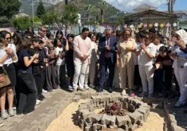 Kemer'de Hıdırellez ateşi yakıldı