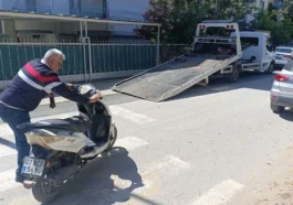 Manavgat’ta motosiklet şovuna ağır ceza