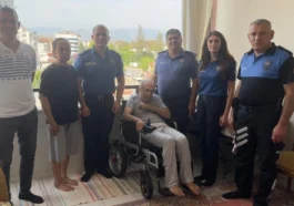 Meslektaşlarından emekli polise vefa