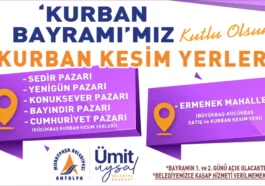 Muratpaşa Belediyesi kurban kesim yerleri