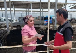 Serik’te kurban satış noktaları denetlendi