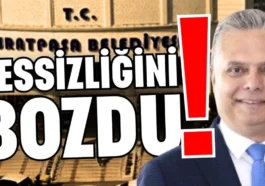 Sessizliğini bozdu!