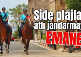 Side plajları atlı jandarmaya emanet