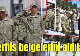 Terhis belgelerini aldılar